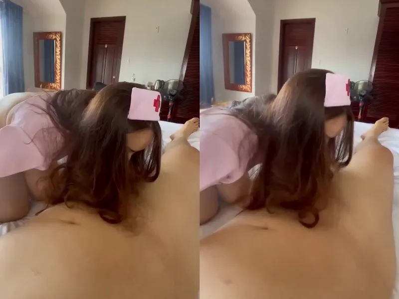 Xxx em ngành cosplay nhân viên chăm sóc trong nhà trọ || p1